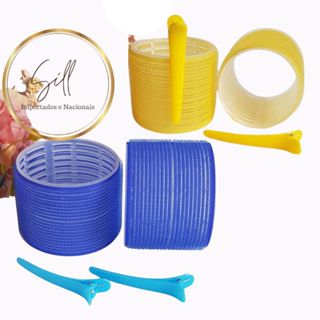 Kit Bobs Para Cabelo Auto Aderente Extra Grande OU Super Extra Grande + Grampo em Oferta na Shopee