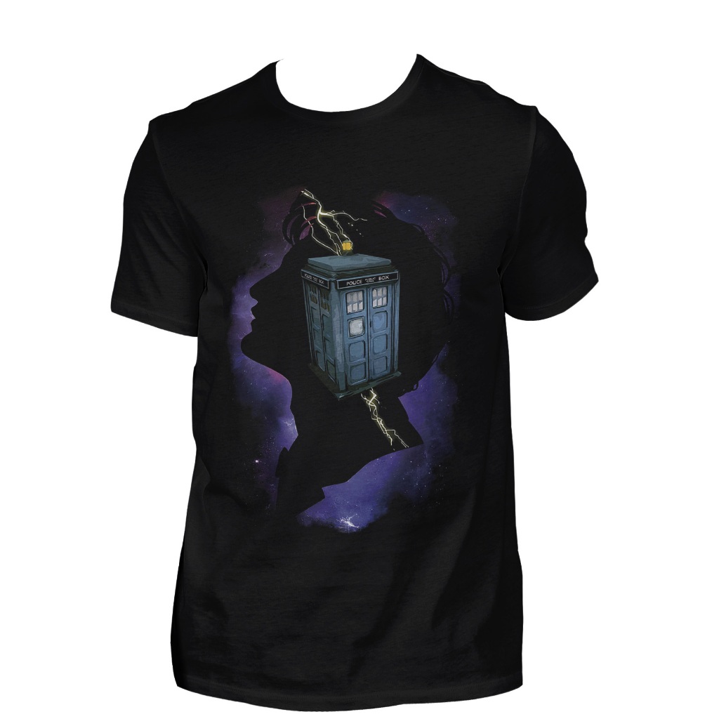 Camiseta Unissex Doctor Who Doctor e Tardis Dwho7