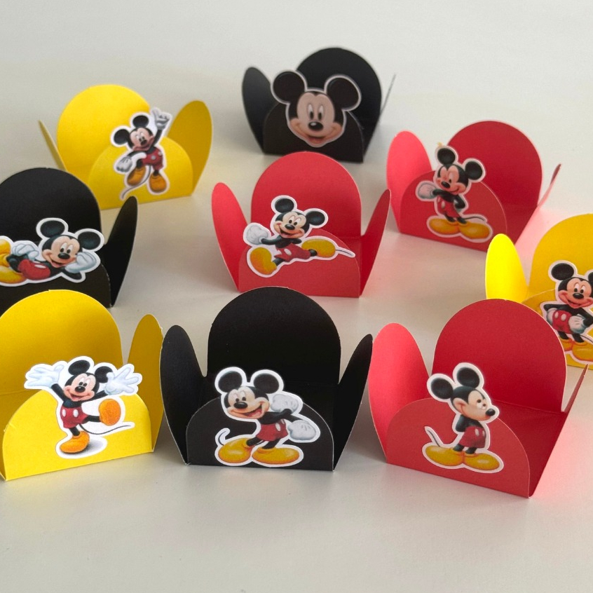 100 Forminhas para Doces Confeitaria, BRIGADEIRO, MICKEY em Oferta na Shopee
