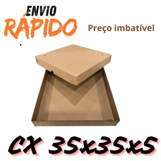 100 Caixas 35x35x5 Pardo para 100 Doces, ou Salgados em Oferta na Shopee