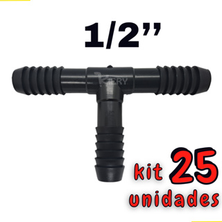 Conexão Emenda Tê T 1/2 Meia Polegada Grapa Irrigação 25 Unidades em Oferta na Shopee