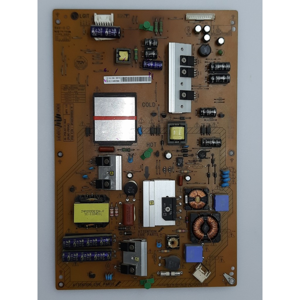 placa da fonte tv philips 32pfl5606 / 3pagc10060