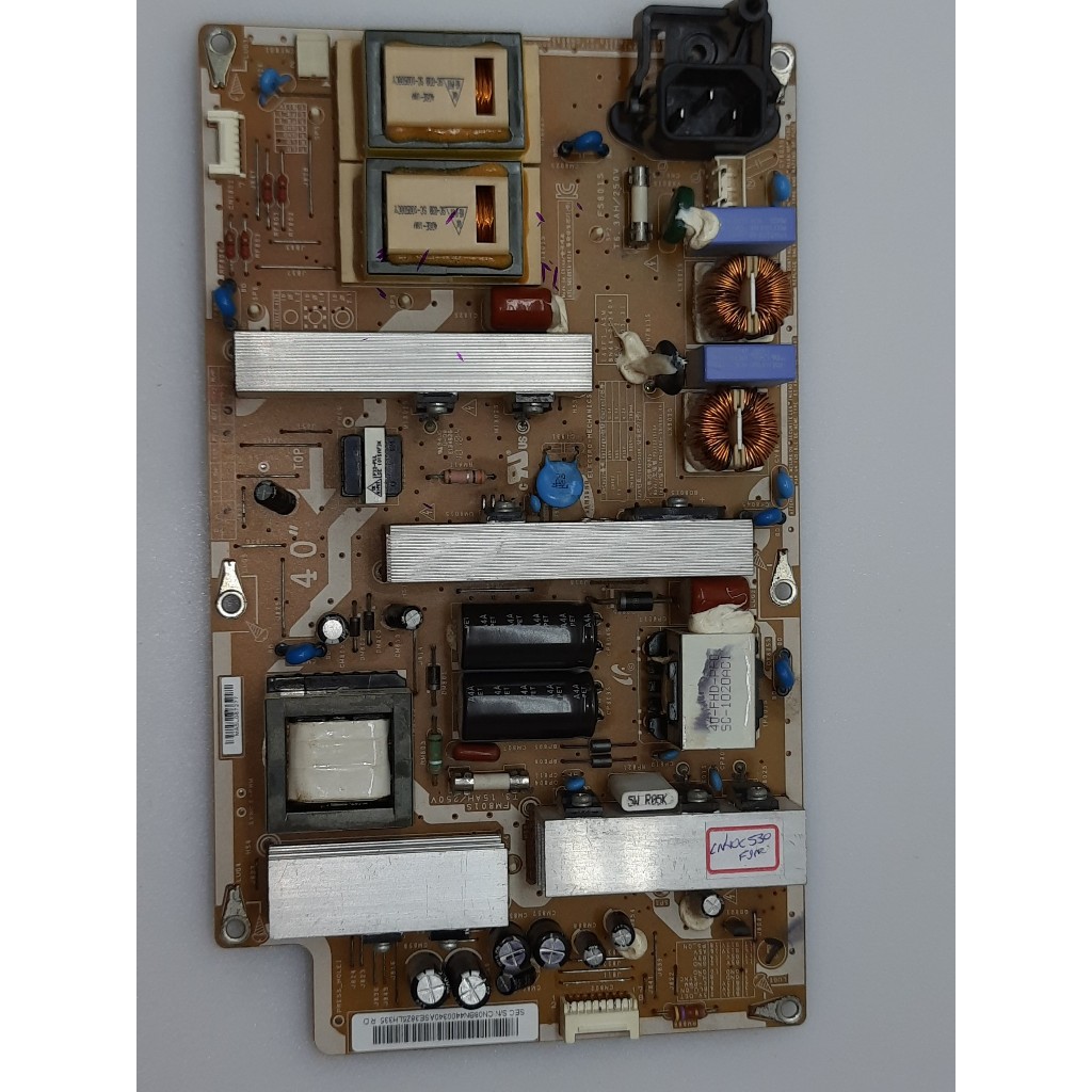 placa da fonte tv samsung ln40c530f1m / bn44-00340a