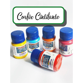 5 Tinta Cintilante corfix COM BRILHO ou fosca em Oferta na Shopee