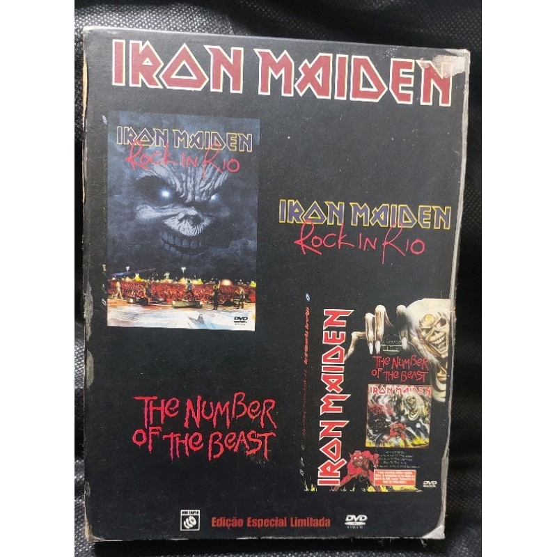 DVD BOX IRON MAIDEN: ROCK IN RIO / NUMBER OF THE BEAST