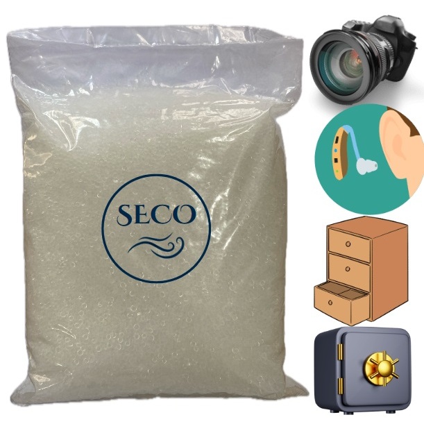 Silica Gel Branca Dessecante (1 a 3 mm) 500 gramas em Oferta na Shopee