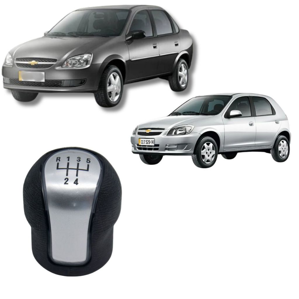 Bola de Cambio Manopla CORSA CLASSIC 2011>  e CELTA 2013 >  LENTE PRATA em Oferta na Shopee