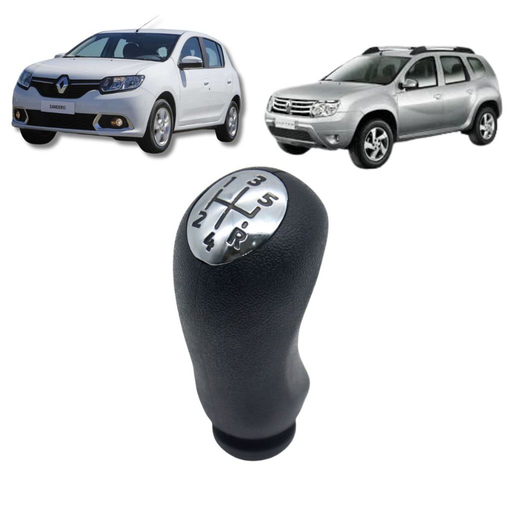 Bola de Cambio Manopla LOGAN SANDERO 07/20 MEGANE II 06/13 - TAMPA CROMADA C/ BUCHA em Oferta na Shopee