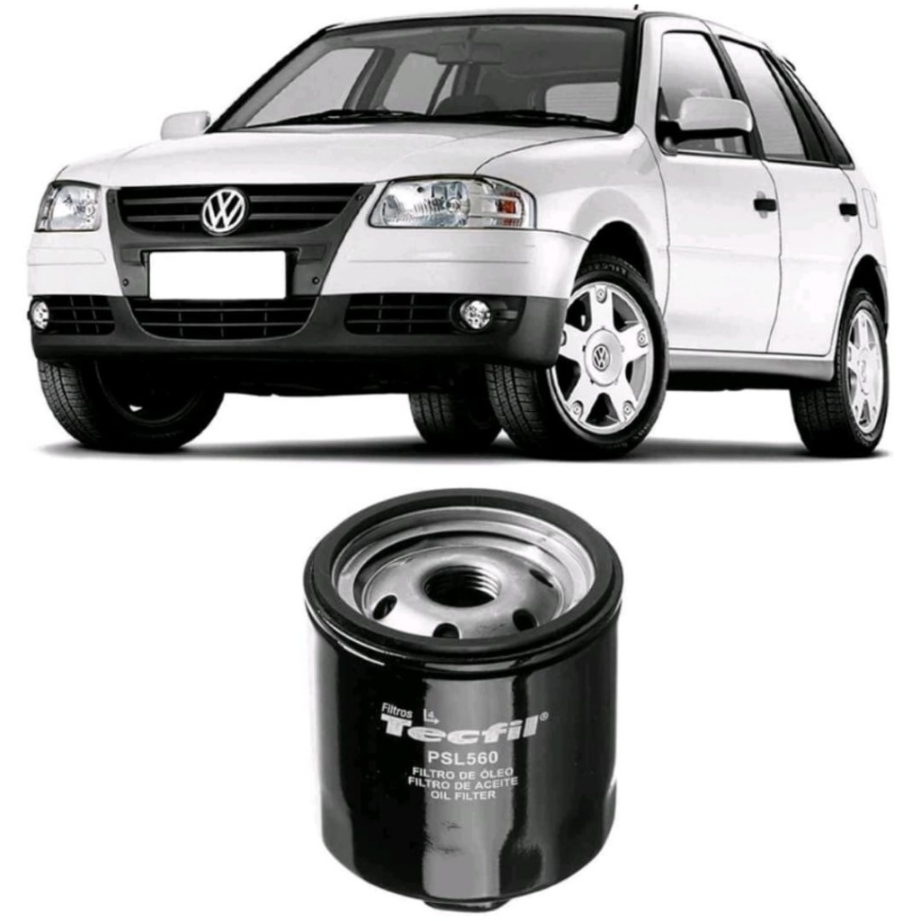 Filtro Óleo Gol  G3 G4 G5 G6 1.0 2001 A 2015 Tecfil PSL560 em Oferta na Shopee