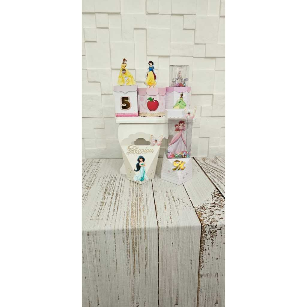 kit 20 caixinhas lembrancinhas personalizadas- Princesas(fazemos qualquer tema)