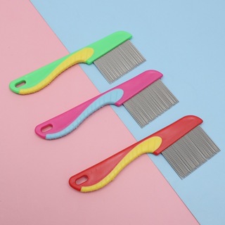 Pente Fino Extrator De Piolhos Lêndeas C/ Ranhuras Aço Inox em Oferta na Shopee