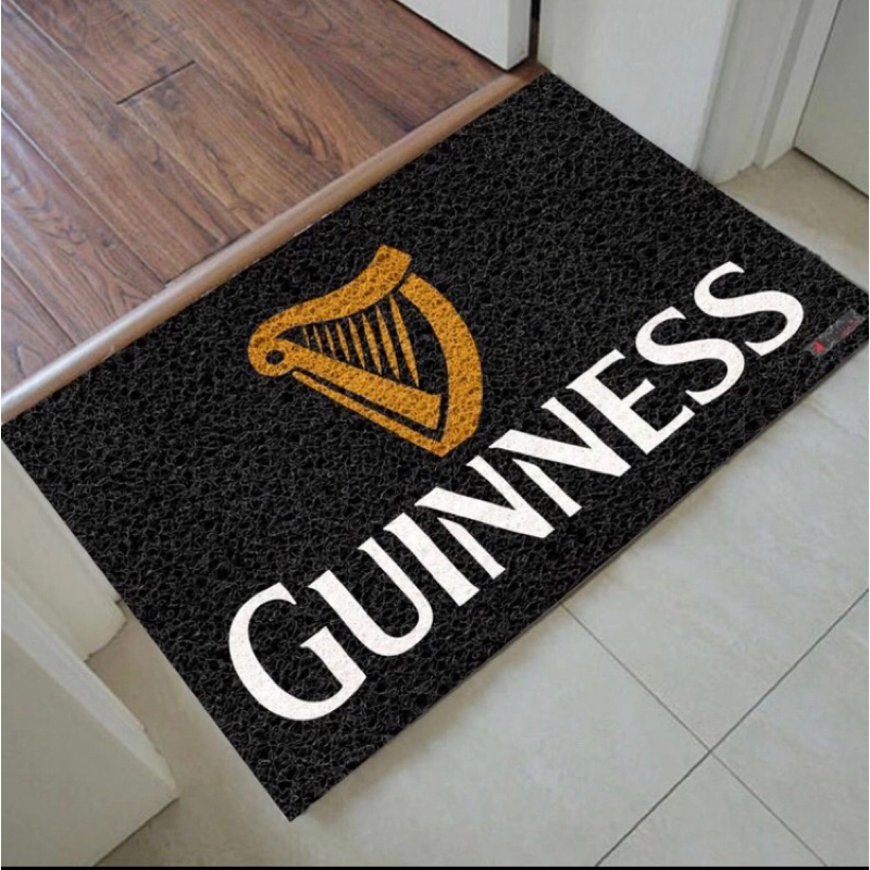 Tapete Capacho Cerveja Guinness  - 60 X 40cm