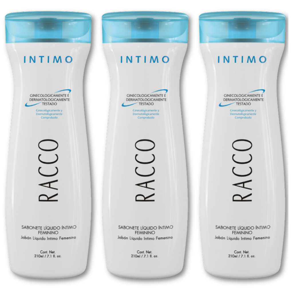 Kit 3 Sabonetes Íntimo Racco Saúde Para Homens Mulheres Higiene Íntima Frescor Sabonete Original