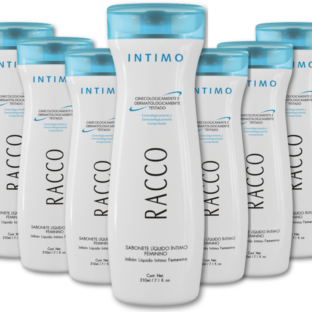 Kit 7 Sabonete Líquido Íntimo Feminino Masculino Para Higiene Intima Sabonetes Racco Original