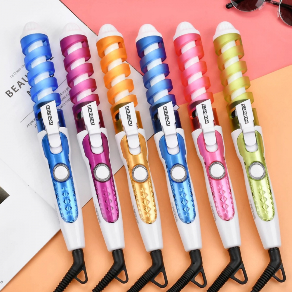 Modelador de cachos espiral babyliss Kapbom