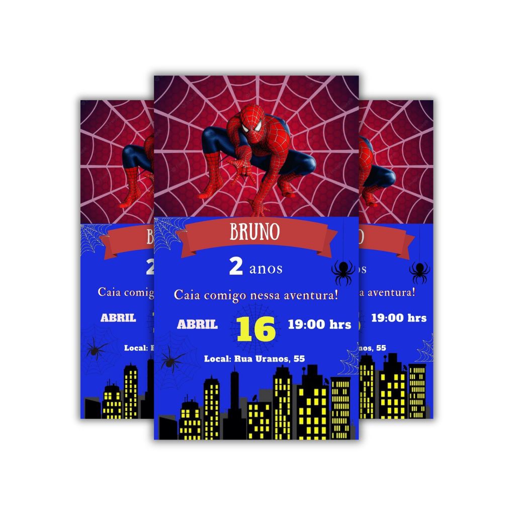 Convite Homem Aranha: Onde Comprar | BuscaProdutos