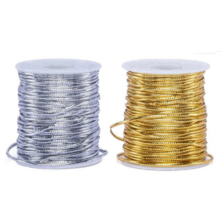 Cordão Metalizado 1mm Rolo com 50 Metros em Oferta na Shopee