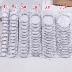 Cartela com 12 Pares de Brincos de Argolas PRATA -TEMOS VARIOS TAMANHOS