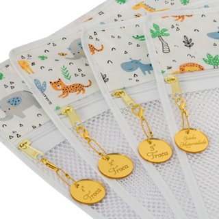 MRP KIDS Saquinho Maternidade Organizador Kit Com 4 Unidades e  Mais 4 Lindos Chaveiros Com Tag em Oferta na Shopee