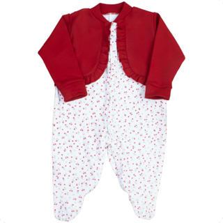 Macacão Bebê Menina Lari Babadinhos 100% Algodão Estampa Floral Delicado Roupa de Bebê Menina Luxo em Oferta na Shopee