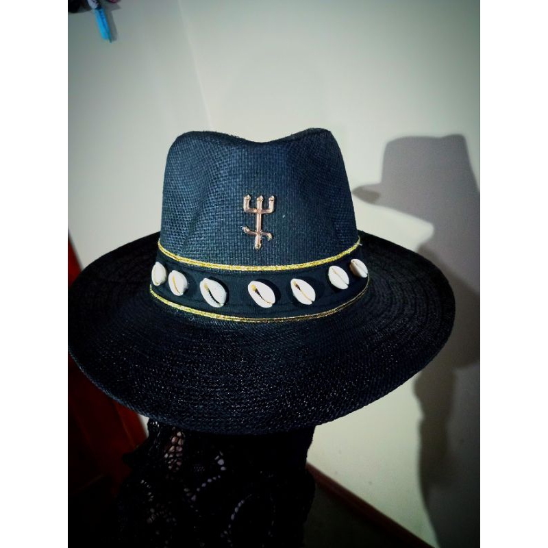 Chapéu  Exu Marabô/ Exu 7 encruzilhadas / Exu Rei /Exu caveira / Exu pinga fogo Personalizado.