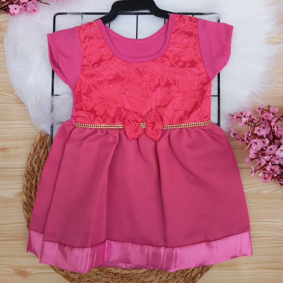 Vestido de bebe festa manga curta 6-9M verão vestido festa bebe tule rendado vestido bebe princesa