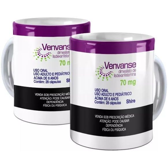 Caneca Personalizada Remédio Venvanse Engraçada Presente Porcelana - 325ml em Oferta na Shopee