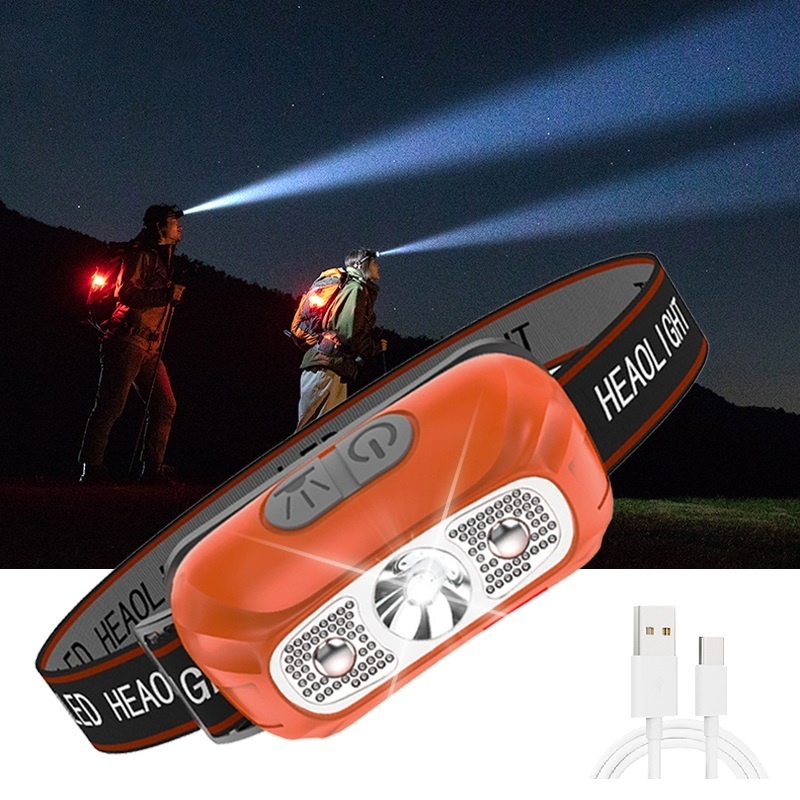 Imagem Lanterna Cabeça Premium Recarregavel Sensor Prova D'água