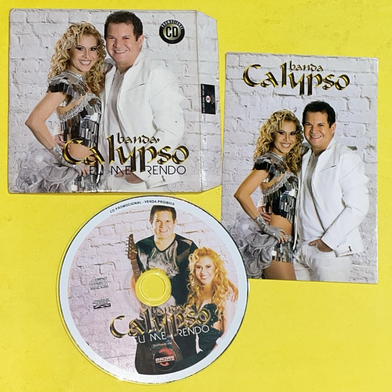 CD Promo + Postal Banda Calypso - Eu Me Rendo