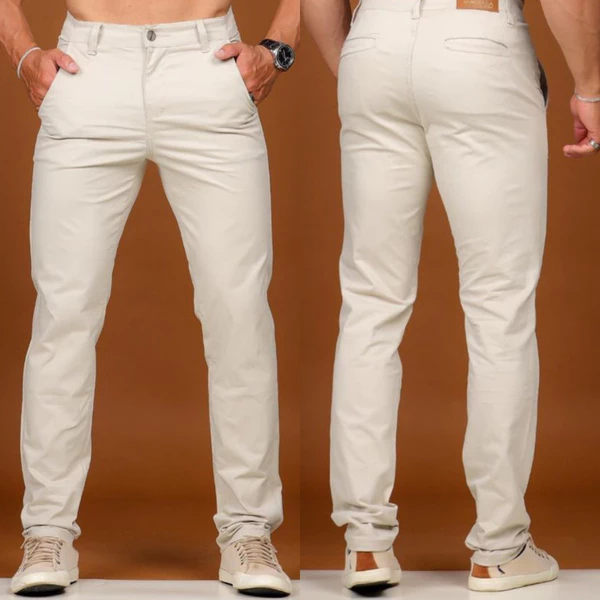 CALÇA MASCULINA SARJA Casual Alfaiataria Sarja Sport Fino, Com Lycra Tecido Premium