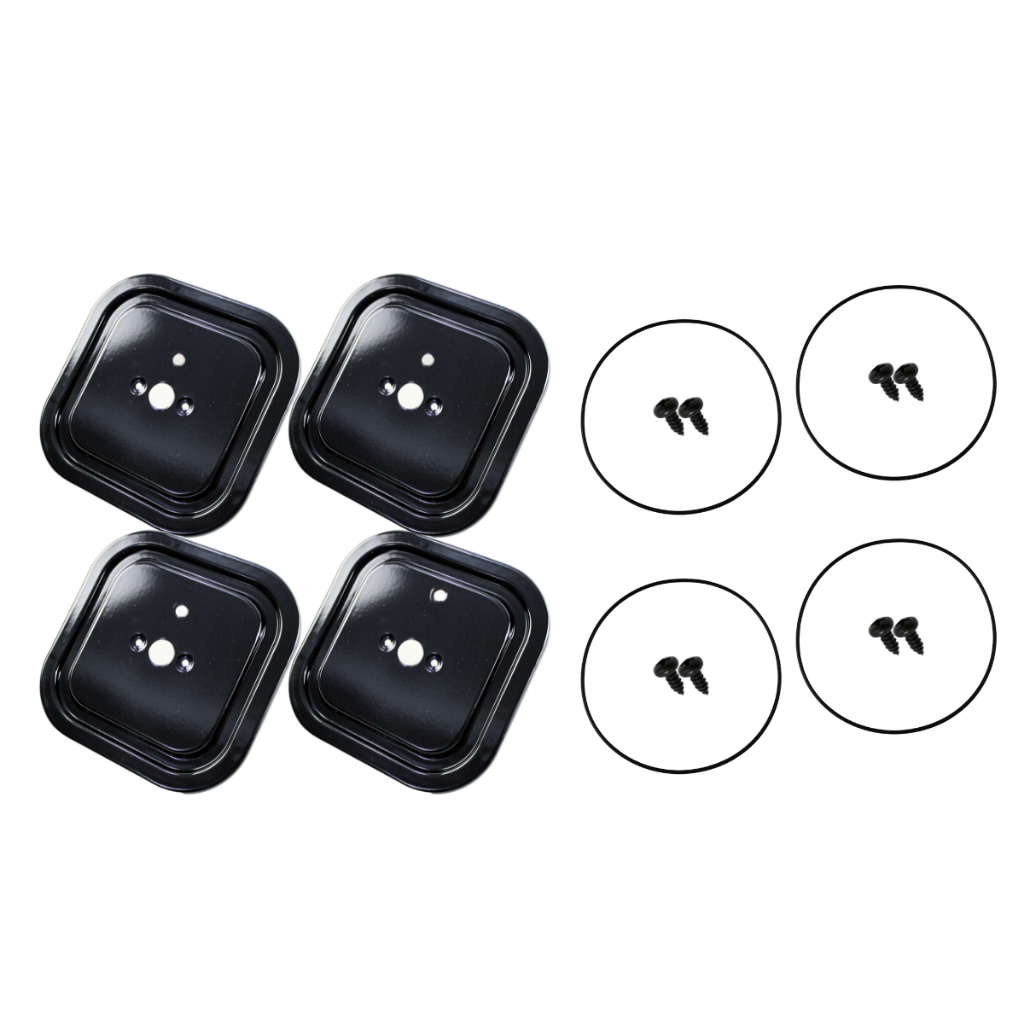 Kit 4 Base Arremate Fogão Mueller Decorato Vetro 4 Bocas