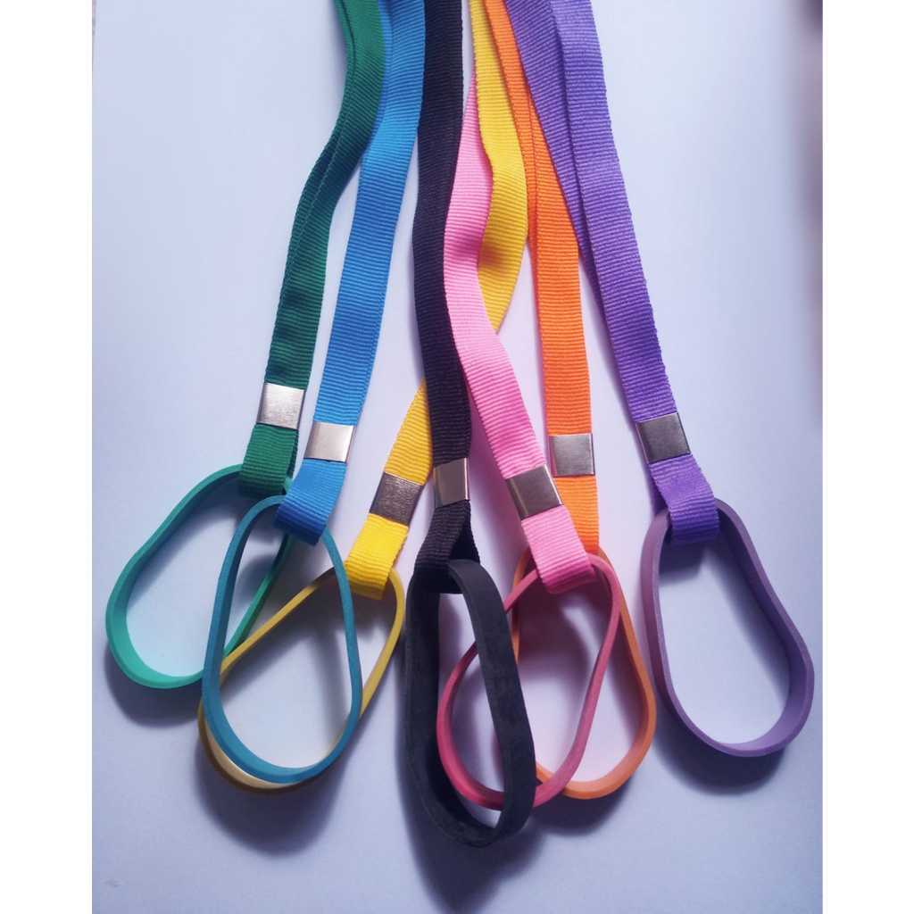 Tirante para Copo 12mm Liso C/Elástico de Borracha [cor] | 1 cor | 10 unid. em Oferta na Shopee