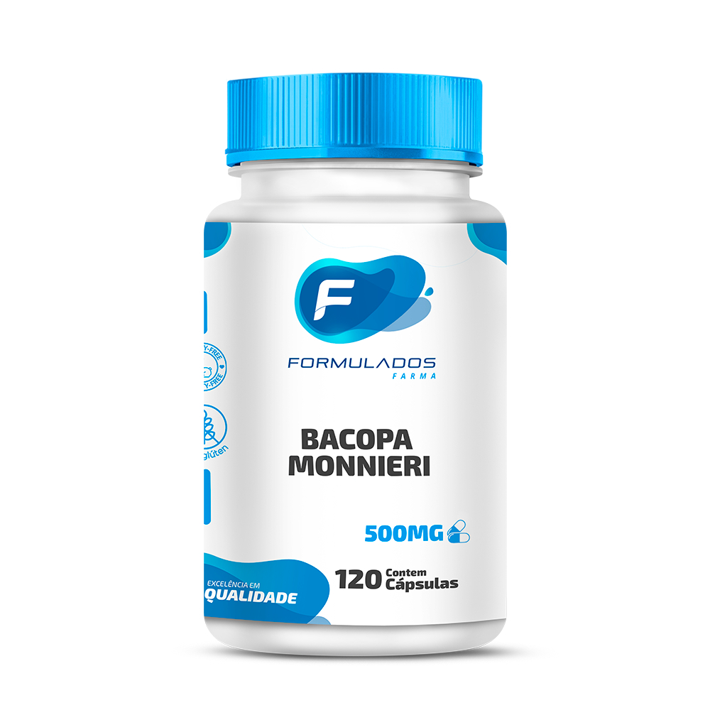 Bacopa Monnieri 500mg 120 Cápsulas em Oferta na Shopee
