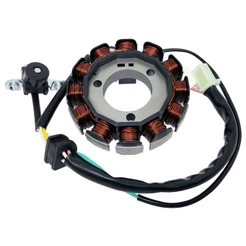 Estator Completo Factor 125 2011 A 2013 Com Bobina De Pulso E Chicote