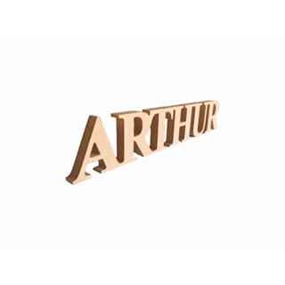 Nome Personalizado Letra De Forma Mdf Cru 40cm Fica Em Pé em Oferta na Shopee