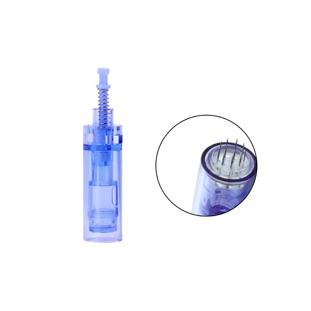 Kit 10 Cartuchos Agulha Round 12 R Dadiva Dermapen C/ Anvisa