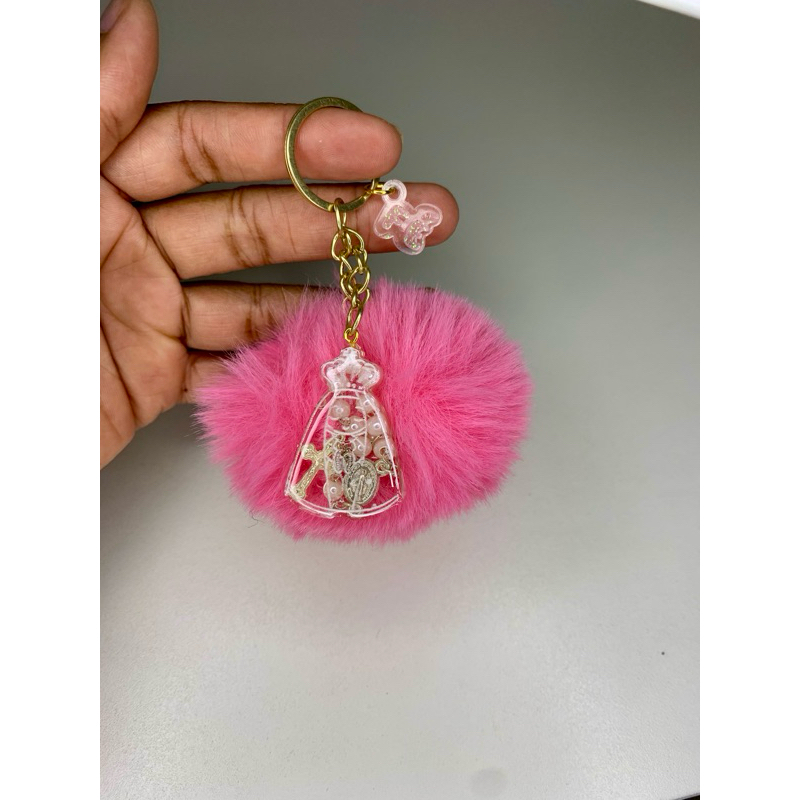 chaveiro pingente nossa senhora em resina
