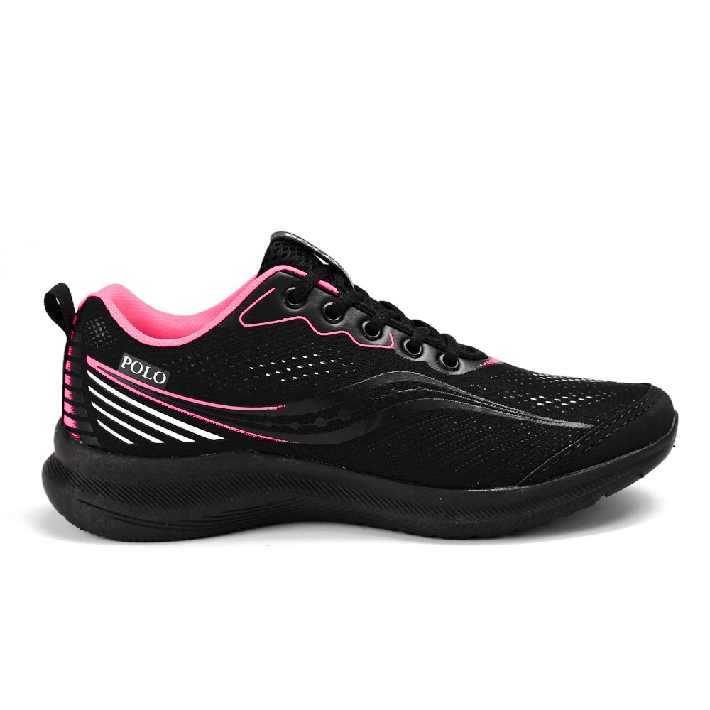 Tênis Feminino Esportes Corrida Preto Pink em Oferta na Shopee