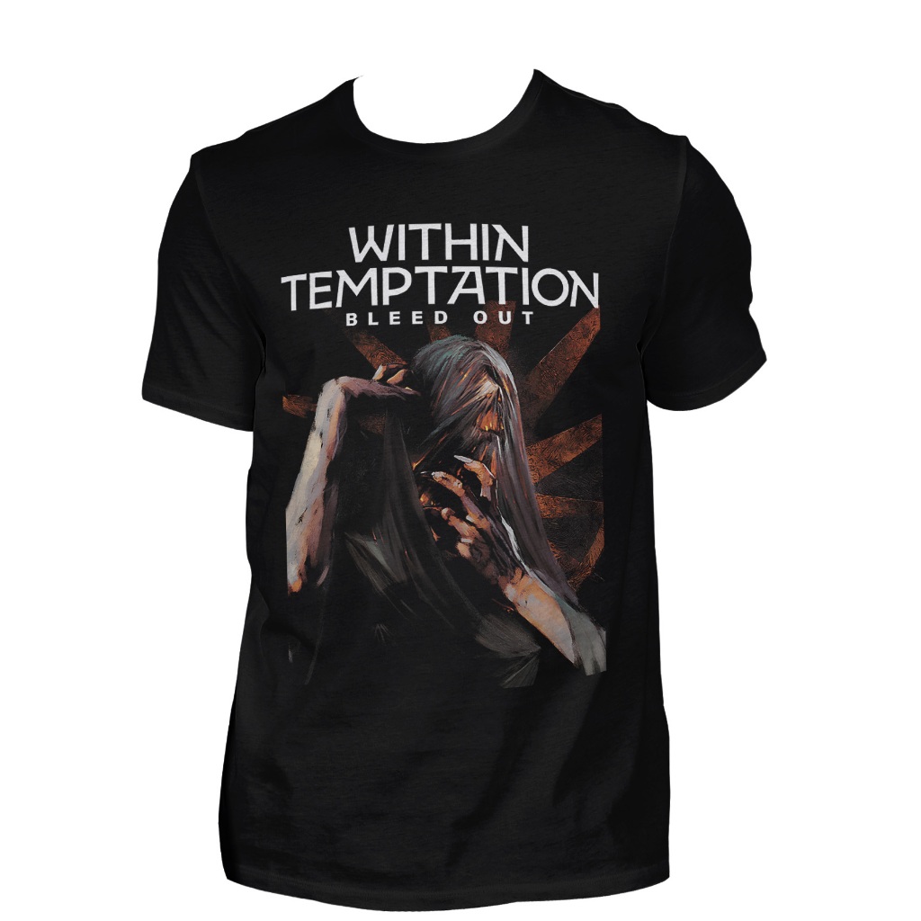 Camiseta Unissex Within Temptation Bleed Out Wt6 em Oferta na Shopee