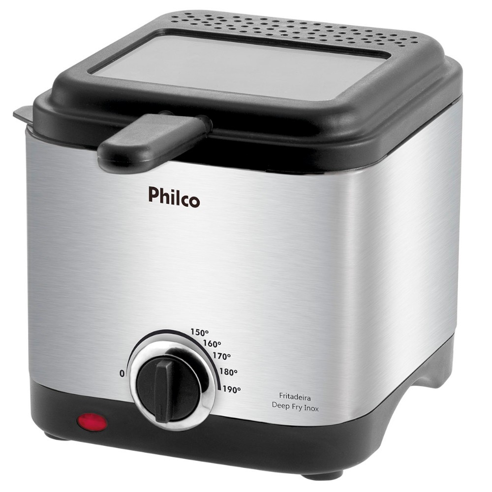 Fritadeira Elétrica Philco Deep Fryer 1,8 Litros Inox - Home Appliances
