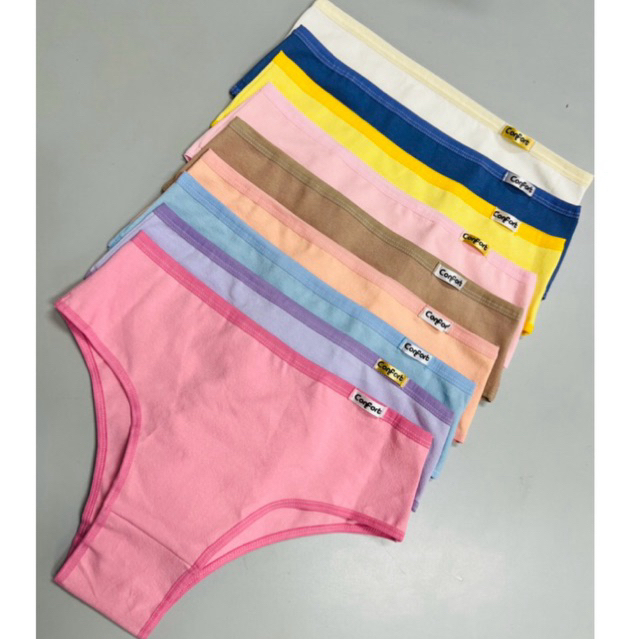 Kit c|5 Calcinhas Pós Parto Cintura Alta modeladora Forro 100% Algodão Super Confortável TANGÃO feminino em Oferta na Shopee