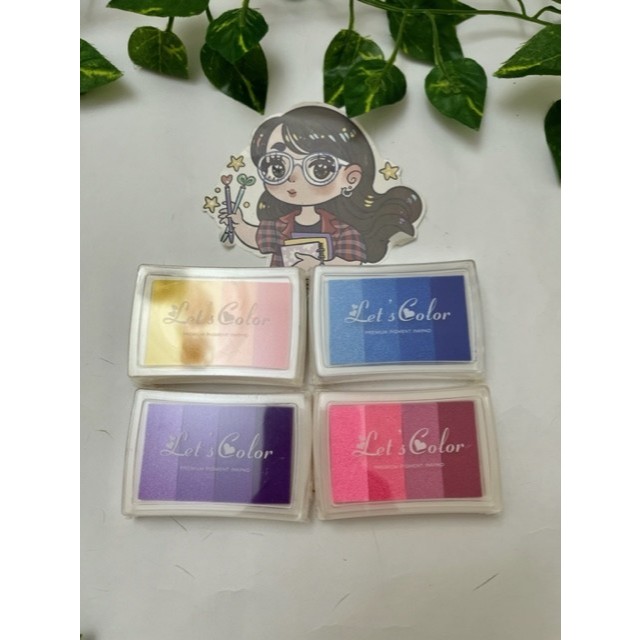 Carimbeira Para Árvore Digitais Scrapbook Almofada Tinta em Oferta na Shopee