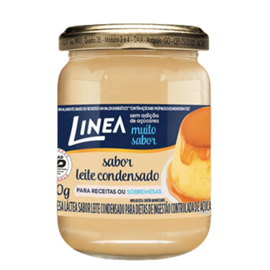 Leite Condensado Sem Adição De Açúcares 210g Linea em Oferta na Shopee