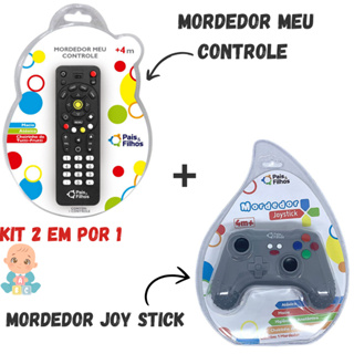 Kit Mordedor Meu Controle e Mordedor Joystick de Silicone Sensorial e Macio Para Bebe em Oferta na Shopee