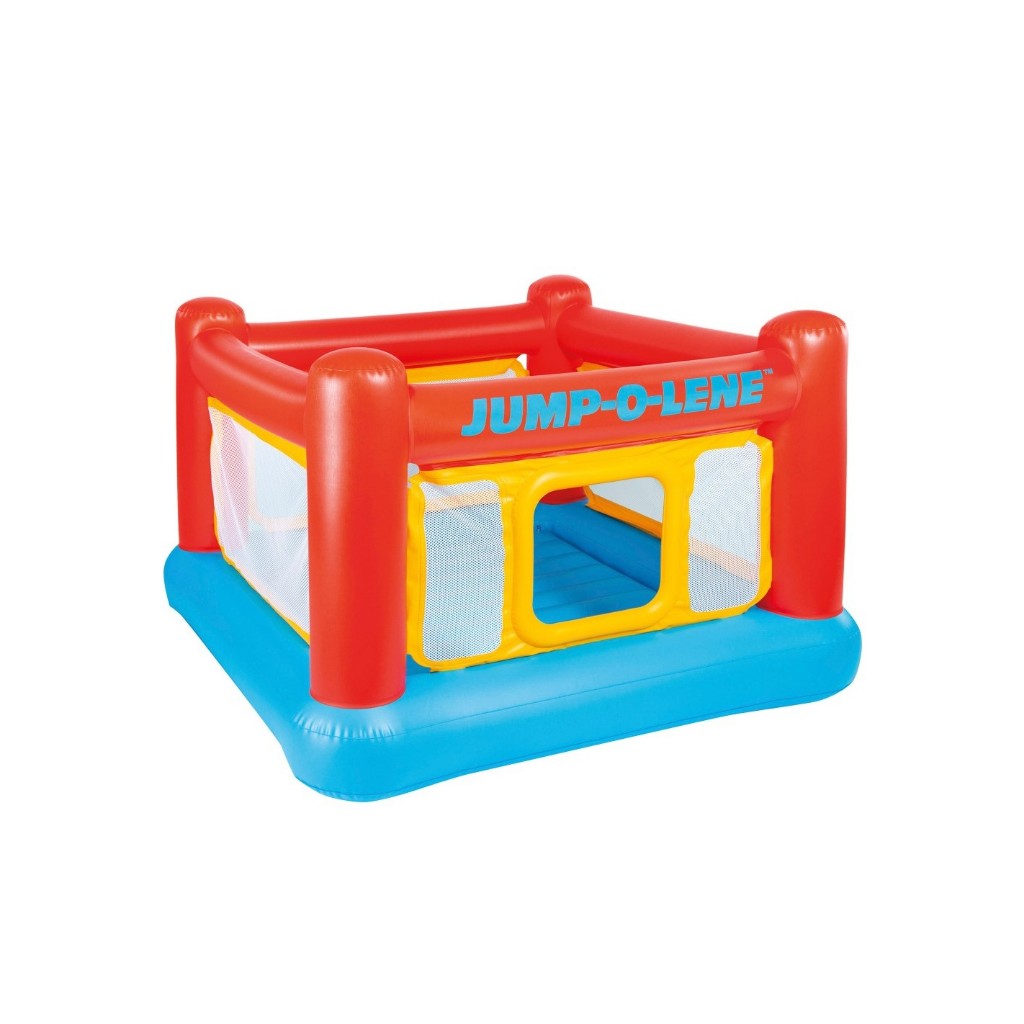 Pula Pula Playhouse Cama Elástica Inflável Luxo Bomba Intex