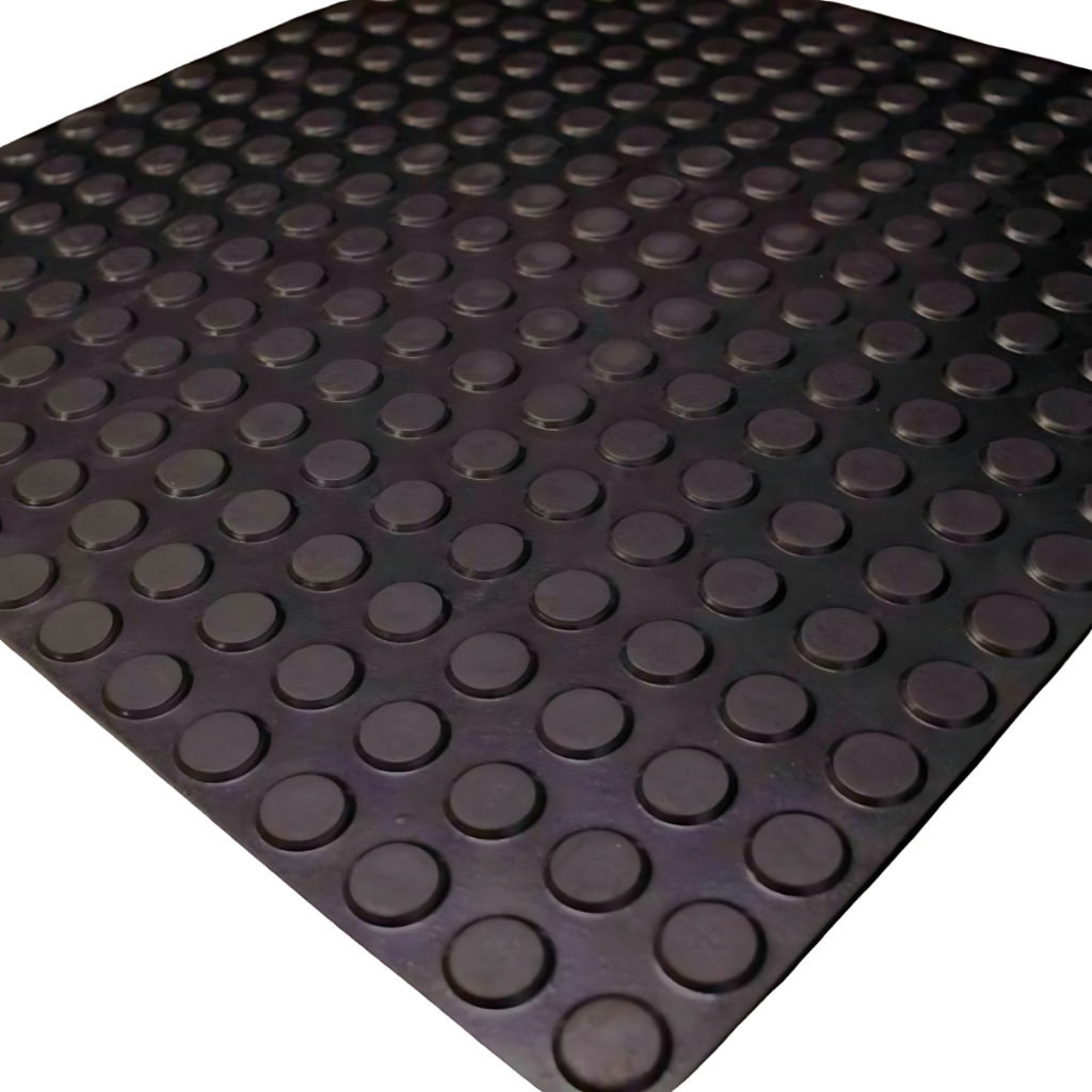 Piso Antiderrapante Tapete Borracha Moeda 50cm X 1,30m Emborrachado Rampa Banheiro Box Área Externa