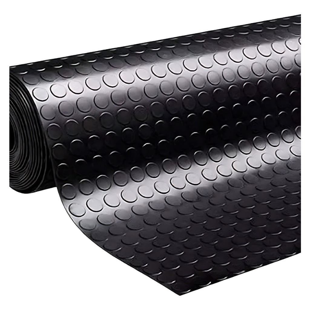Piso Antiderrapante Tapete Borracha Moeda 70cm X 1,30m Emborrachado Área Externa Úmidas Rampa