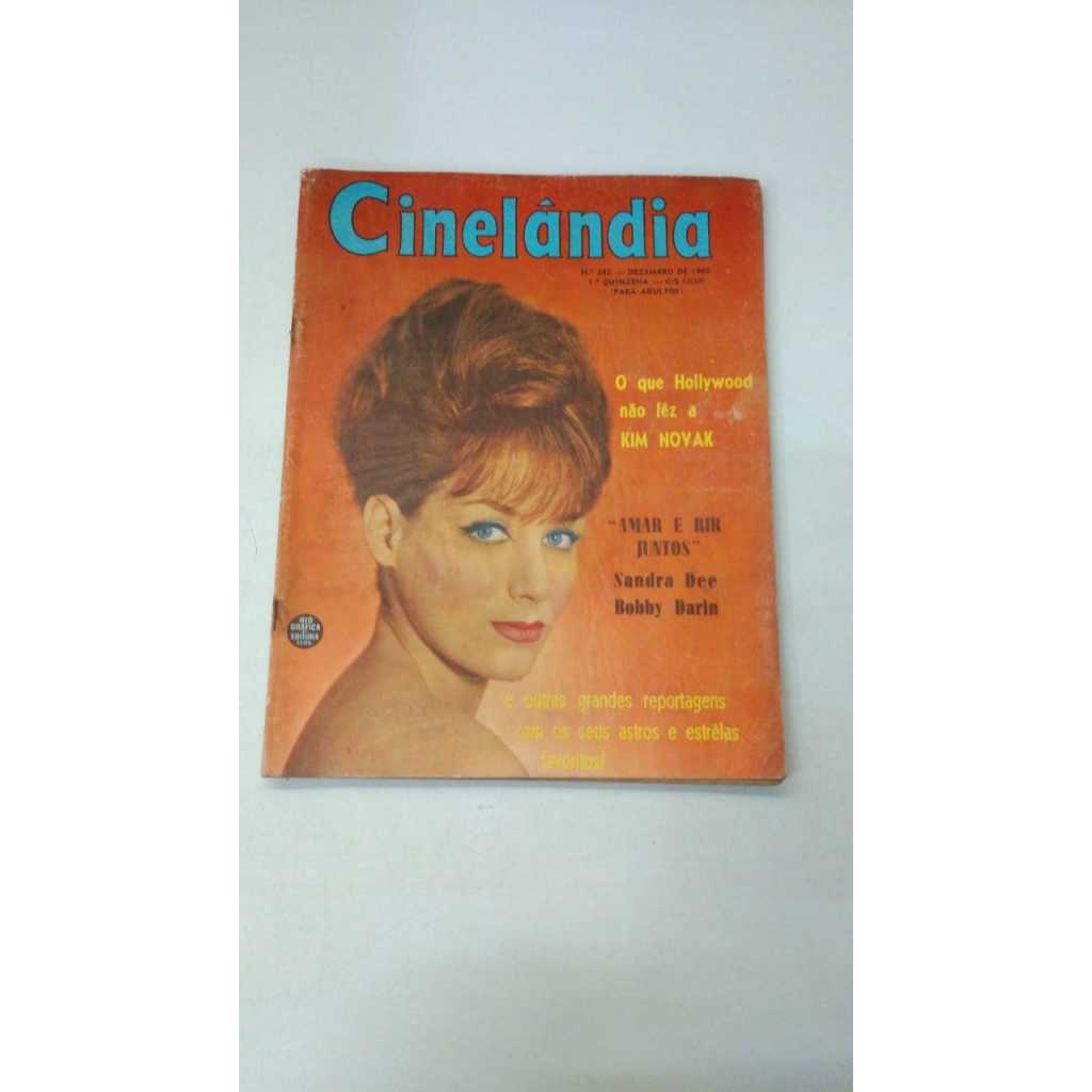 Revista Cinelândia 242 Sandra Dee Bobby Darin 10275