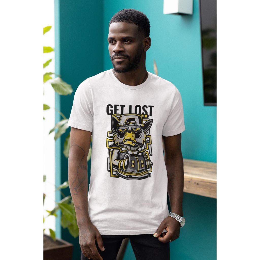 Camiseta Get Lost Anti Pilling 100% Malha Premium MASCULINA/FEMININA