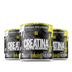 Kit 3x Creatina c/ Beta Alanina 150g - Iridium Labs